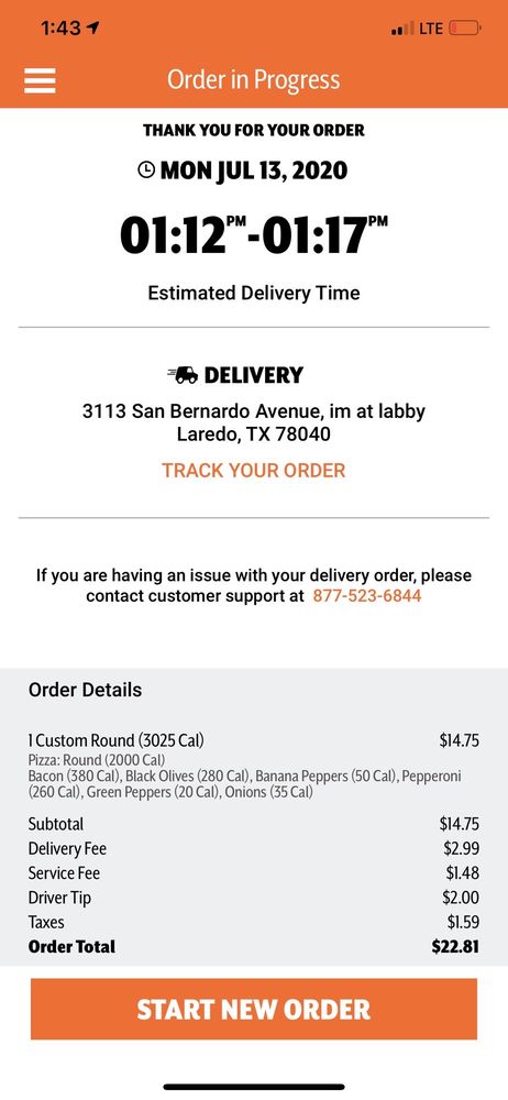 Little Caesars Pizza 2020 Santa Maria Ave, Laredo