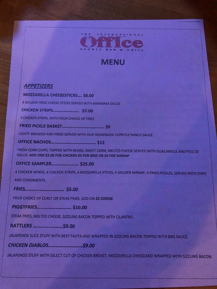 The Laredo International Office Sport Bar and Grill 7128 Rosson Rd #1, Laredo