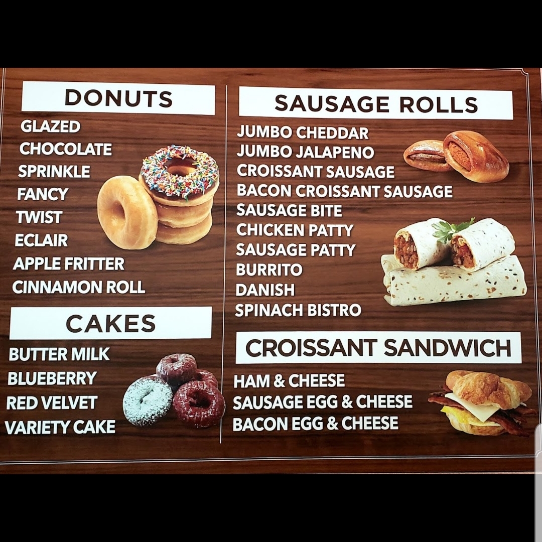Donut Choice Menu