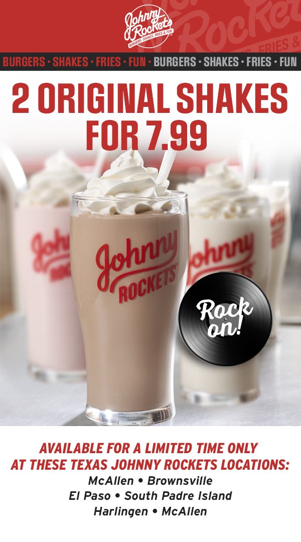 Johnny Rockets 3300 W Expy 83 STE 150, McAllen