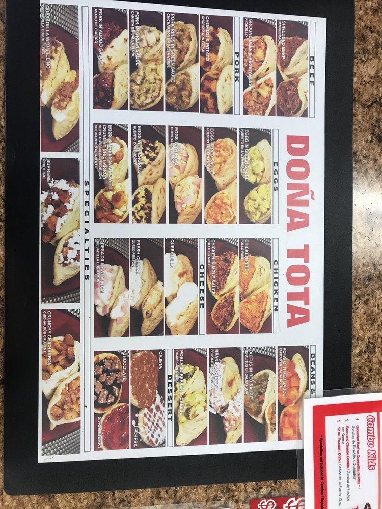 Gorditas Doña Tota 2525 W Military Hwy, McAllen