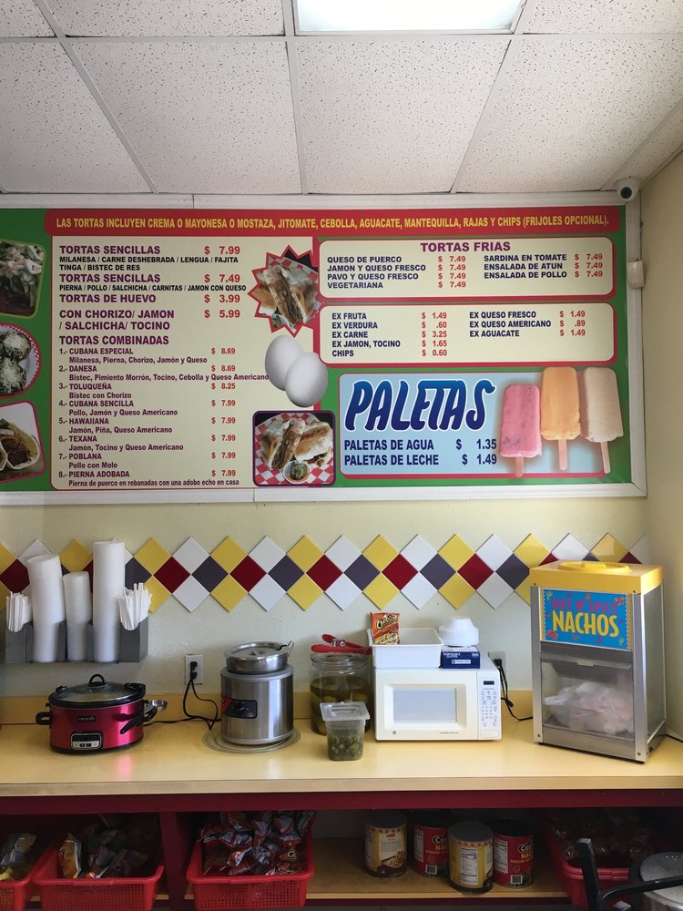 Delicias Tortas Y Paletas 600 N 23rd St, McAllen