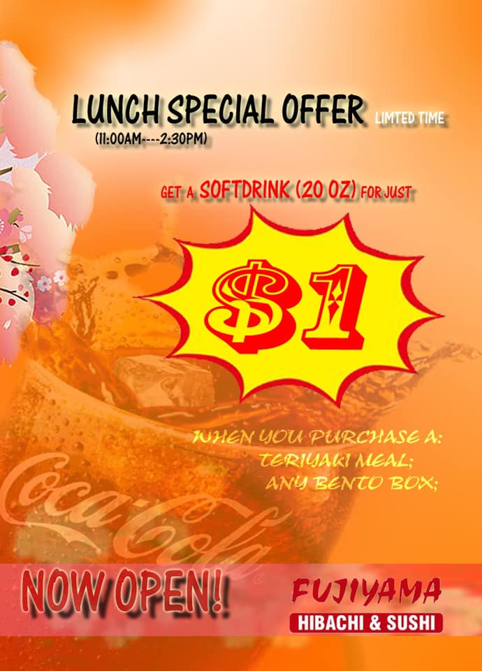 Fujiyama Hibachi & Sushi 601 W Trenton Rd, McAllen