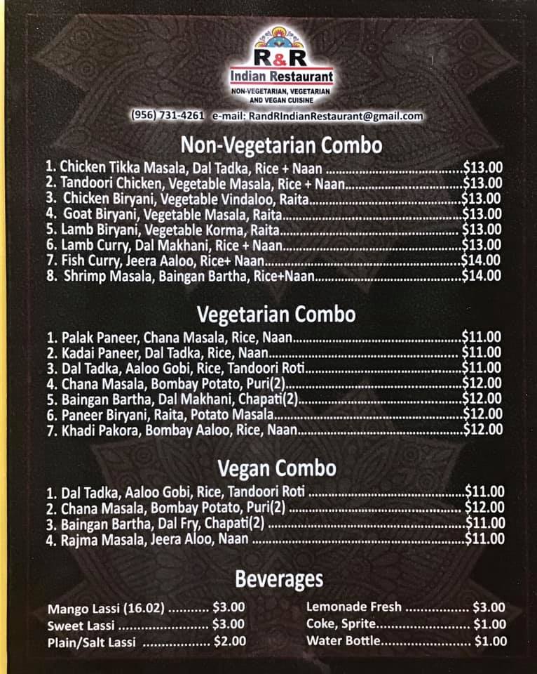 R & R Indian Restaurant 2226 W Nolana Ave, McAllen