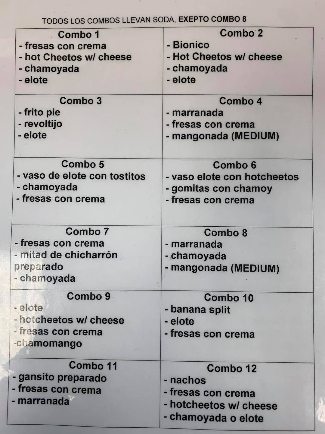 Revoltijos Menu