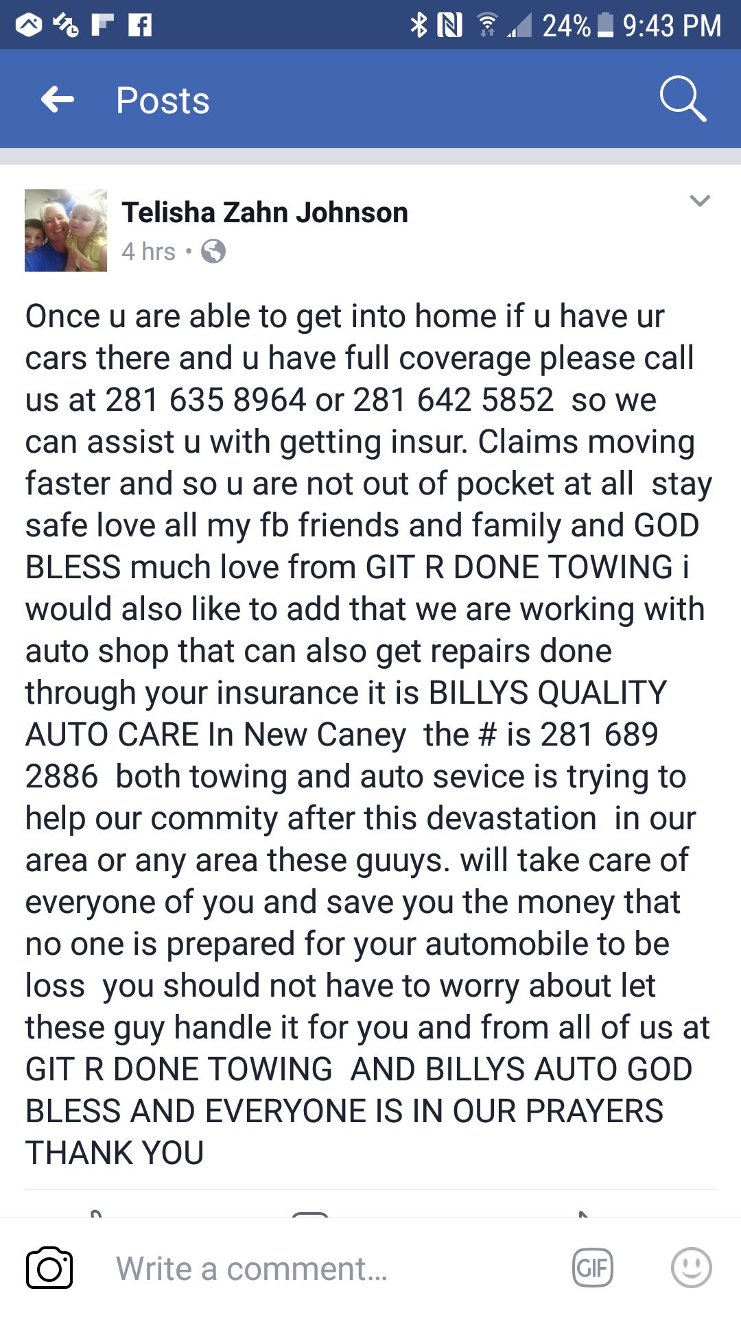 Billy's Quality Auto Care