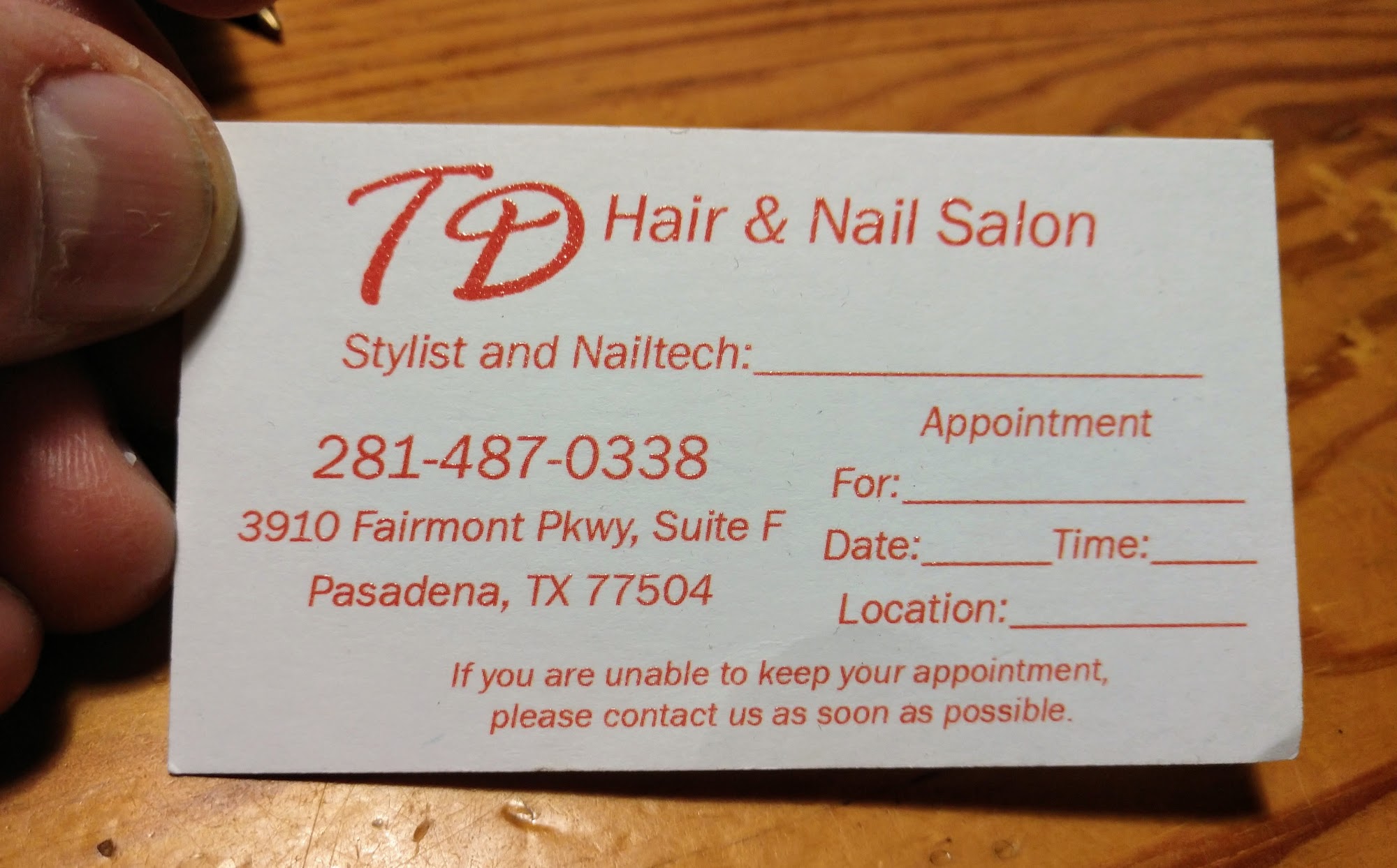 T.D. Hair & Nail Salon