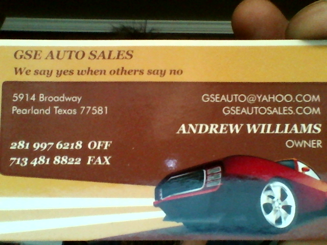 GSE Auto Sales