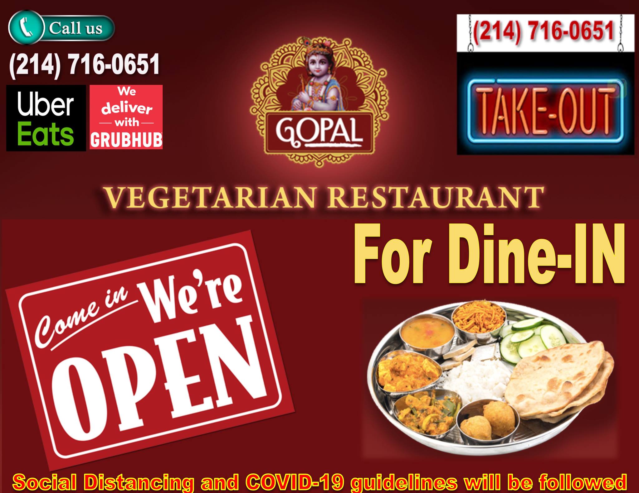 Newgopal vegetarian restaurant 125 S Central Expy, Richardson