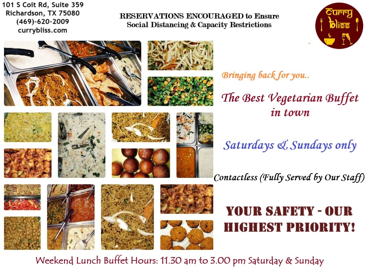 Curry Bliss - Indian Restaurant & Banquet 101 S Coit Rd Suite 359, Richardson