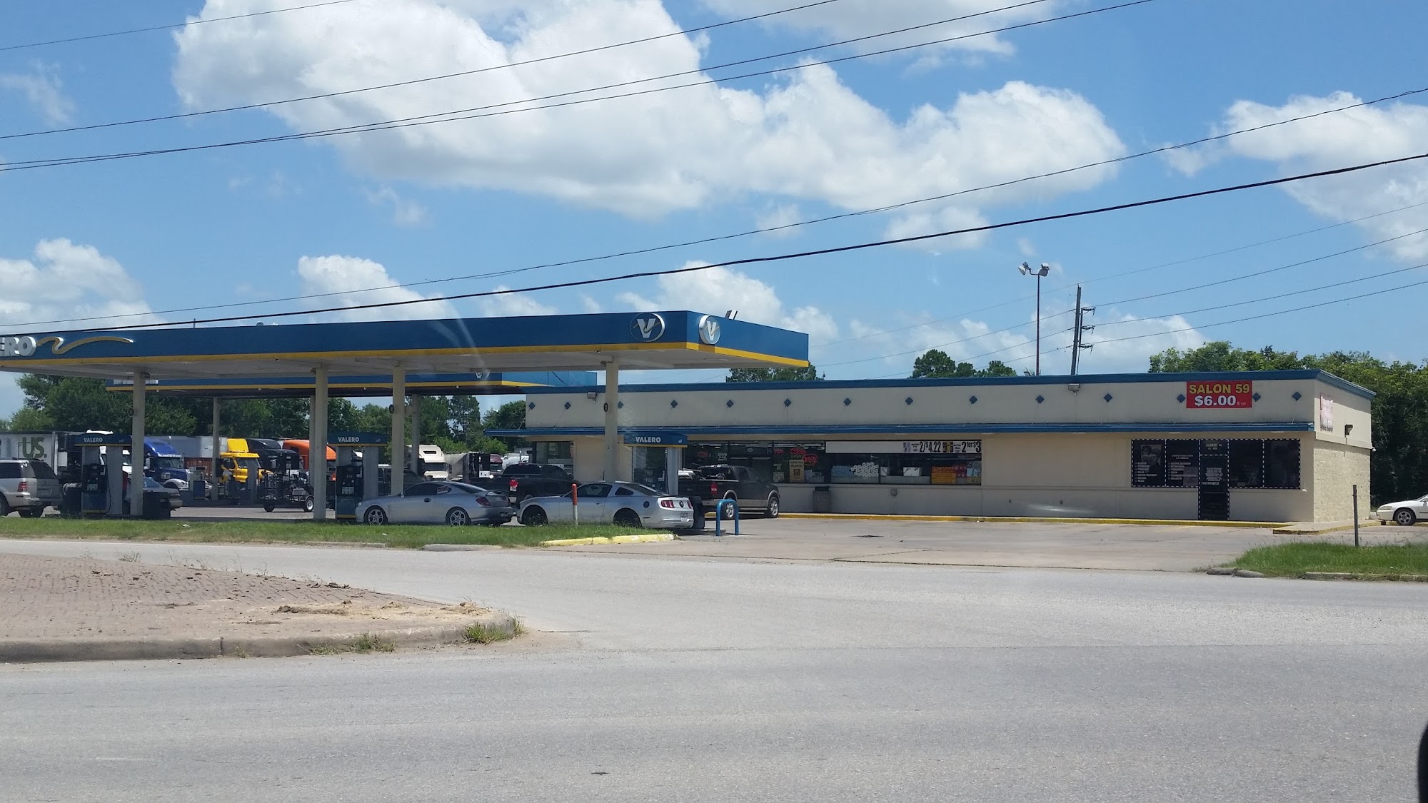 Valero Gas Station Truck Stop