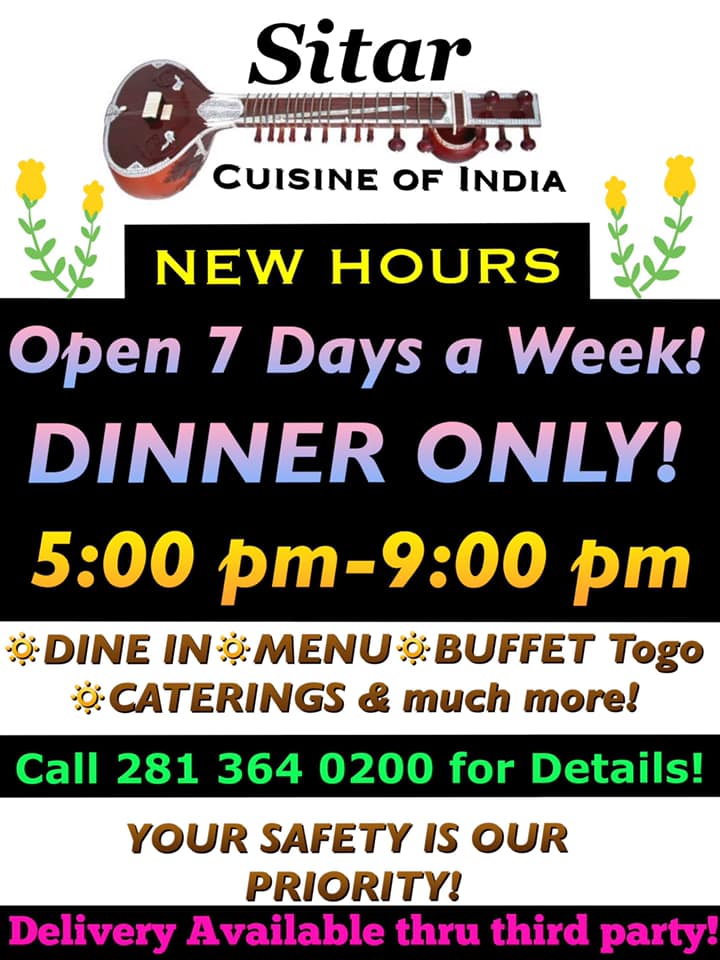 Sitar Cuisine of India 25701 Interstate Hwy 45 #12, Spring