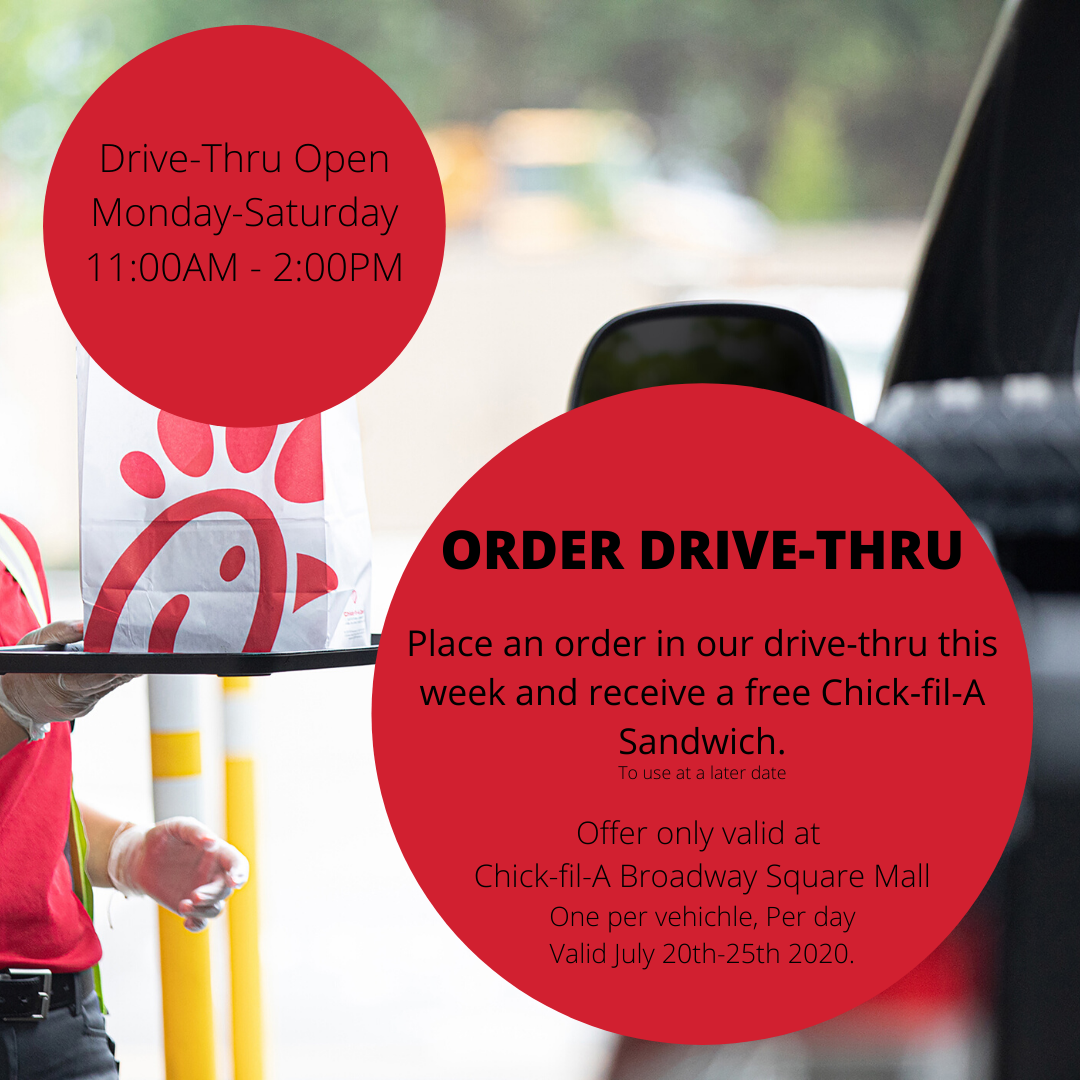 Chick-fil-A 4601 S Broadway Ave, Tyler