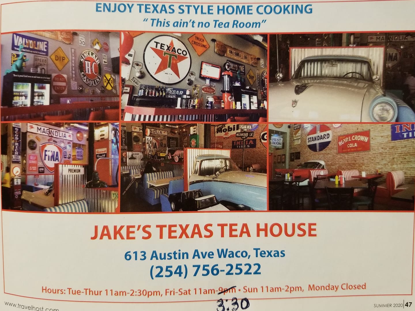 Jake's Texas Tea House 613 Austin Ave, Waco