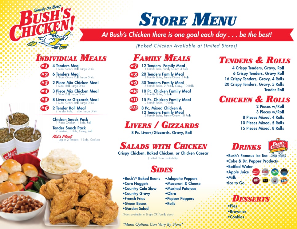 Bush's Chicken 1301 Hewitt Dr, Waco