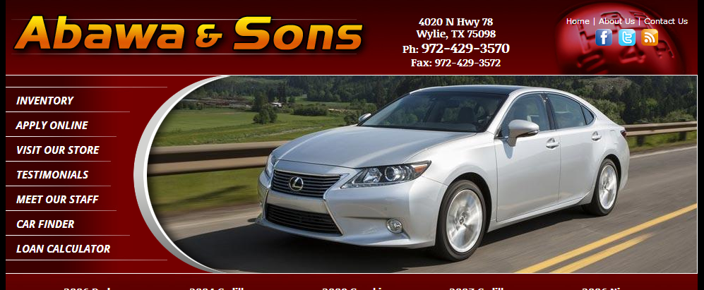 ABAWA AND SONS AUTO SALES