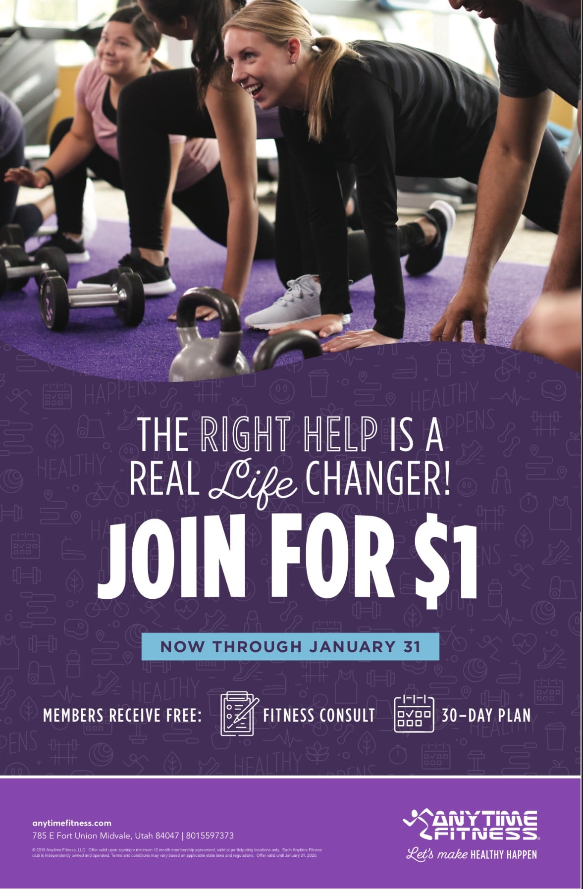 Anytime Fitness 785 Fort Union Blvd, Midvale