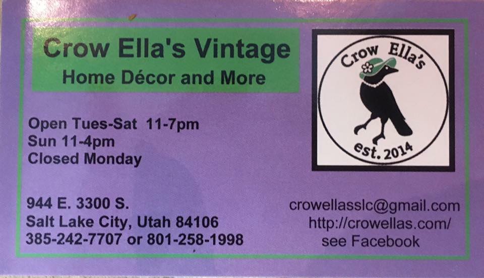 Crow Ella's Vintage 944 E 3300 S, Millcreek