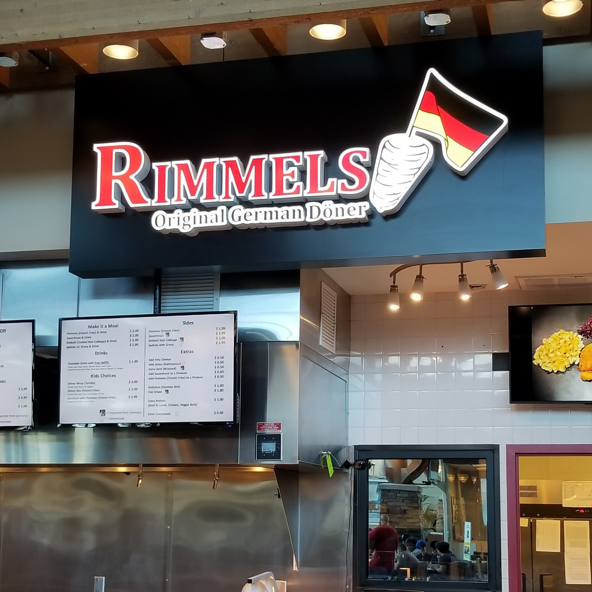 Rimmels Original German Döner Menu