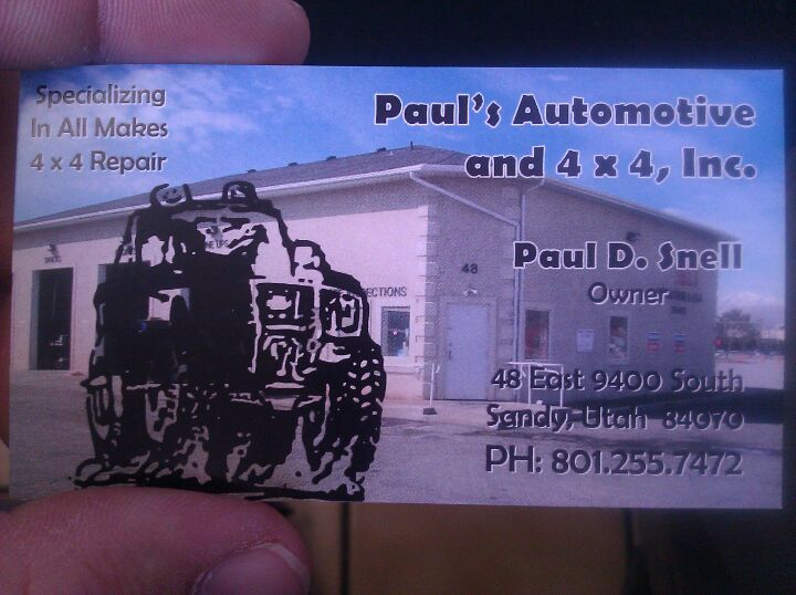 Paul's Automotive and 4X4