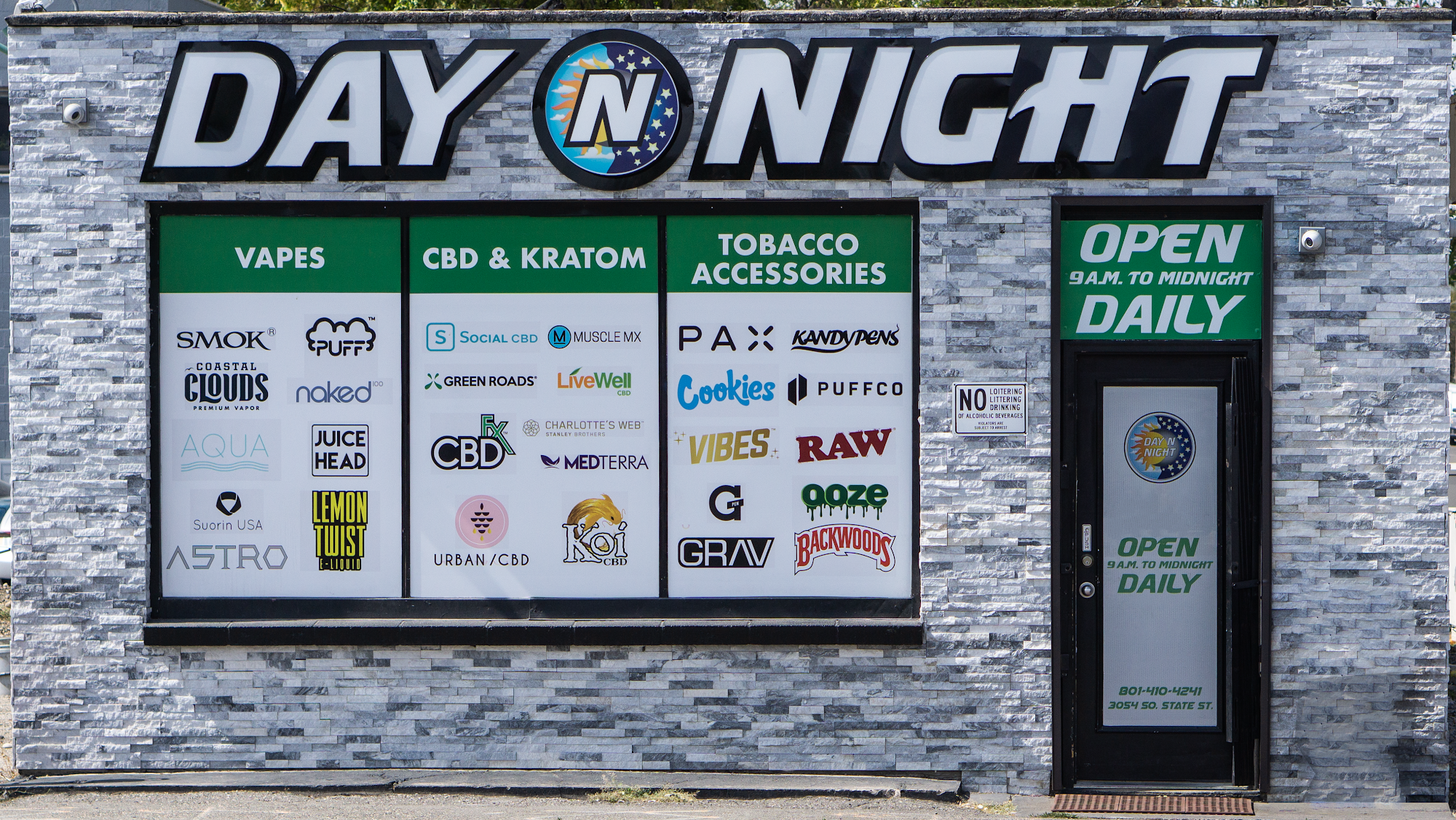 Day N Night CBD, VAPE, KRATOM, Smoke, NOOTROPICS, Supplements, and Head shop