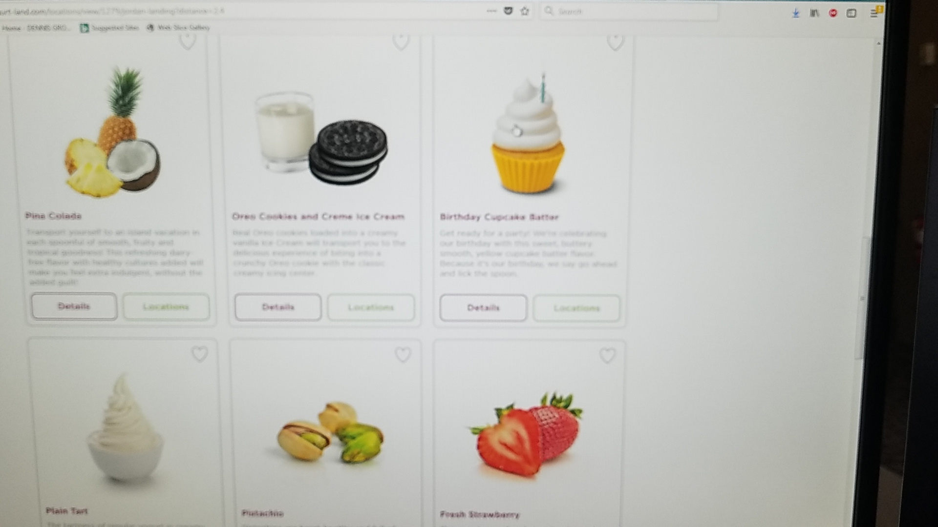 Yogurtland West Jordan Menu