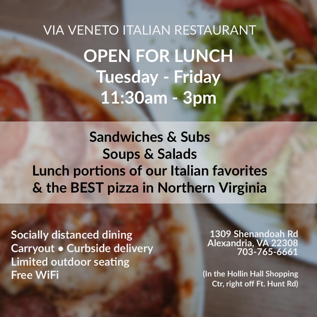 Via Veneto Italian Restaurant 1309 Shenandoah Rd, Alexandria