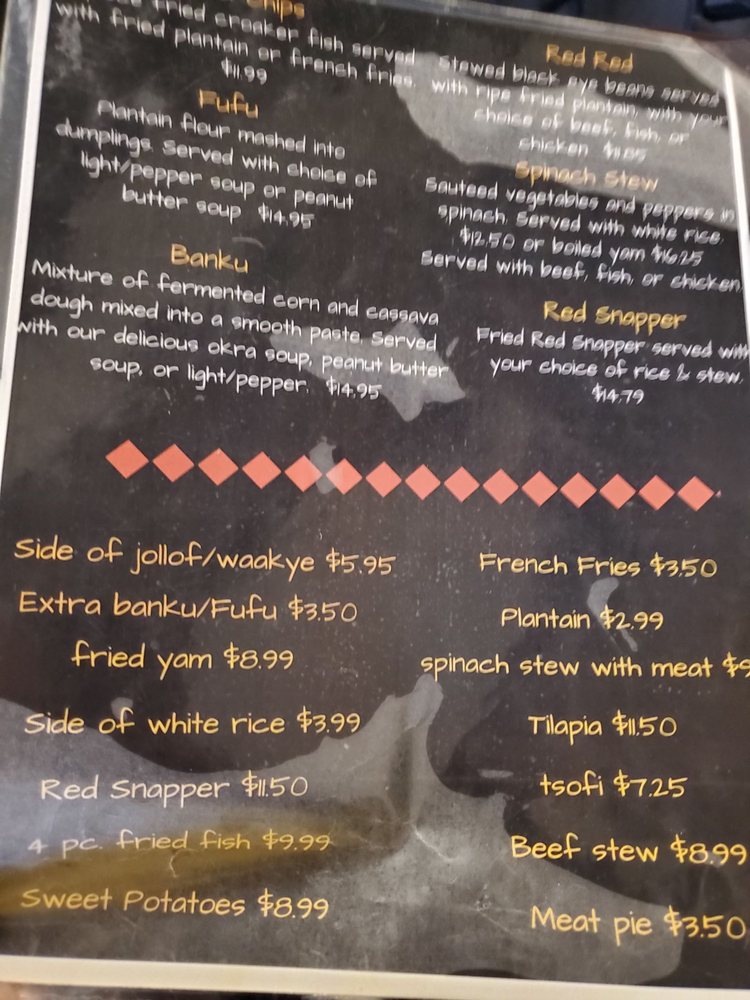 Calabash African Cuisine & Bar 514-c S Van Dorn St, Alexandria
