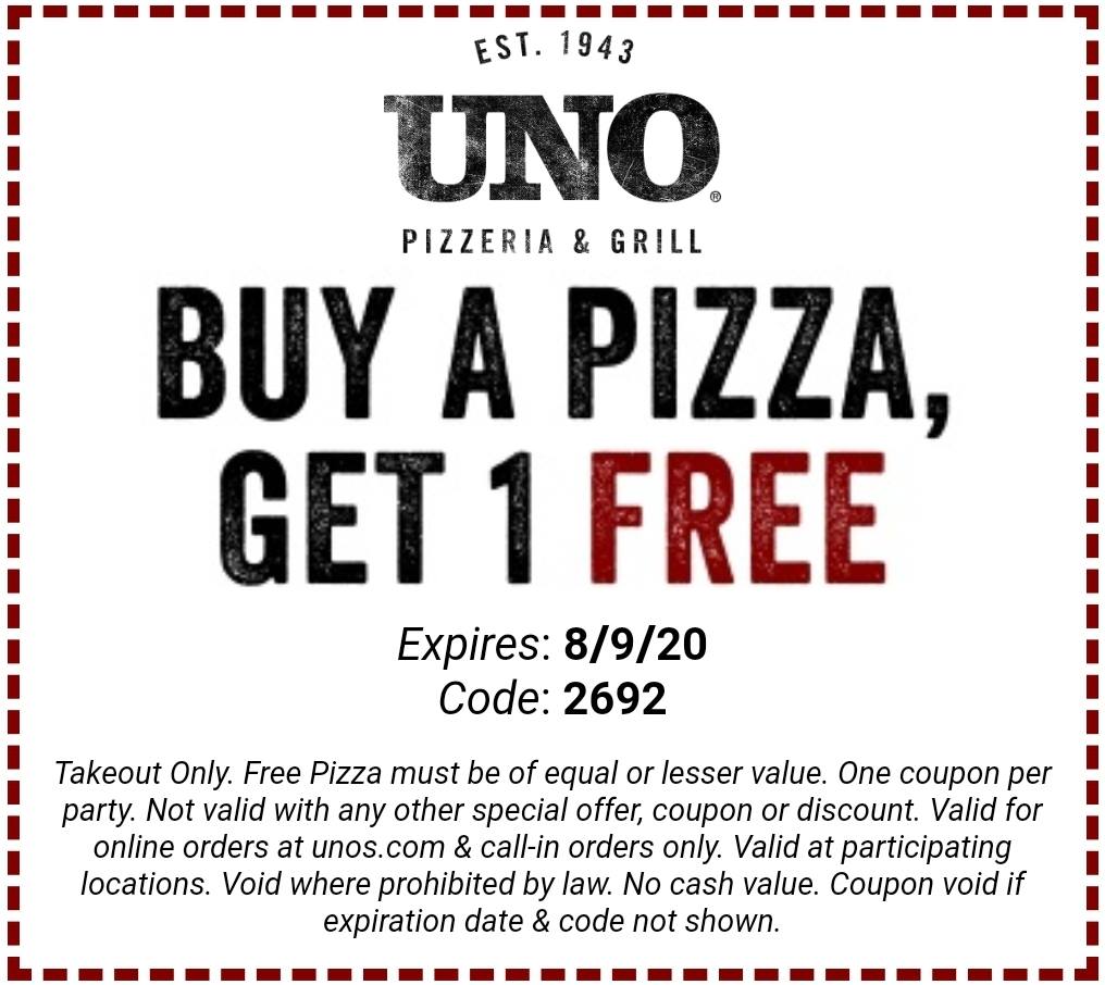 Uno Pizzeria & Grill 5935 Kingstowne Center, Alexandria