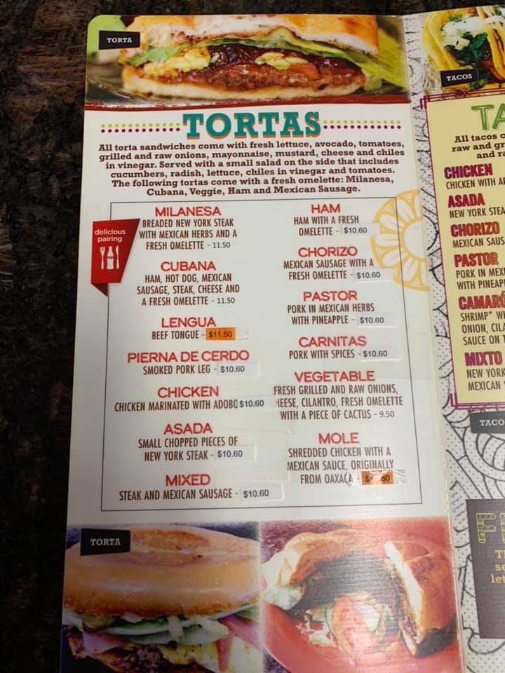 Tortas Y Tacos La Chiquita 2911 Columbia Pike, Arlington