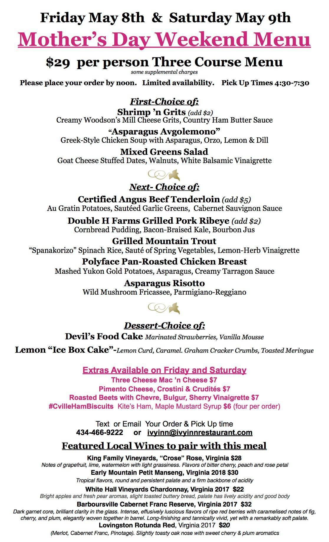 The Ivy Inn Restaurant 2244 Old Ivy Rd, Charlottesville
