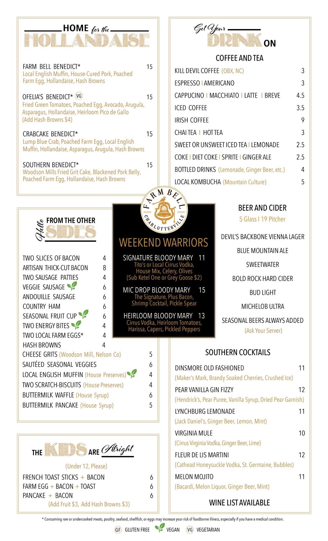 Farm Bell Kitchen 1209 W Main St, Charlottesville
