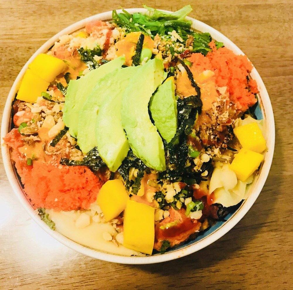 Poke Sushi Bowl Barracks 1104 Emmet St N, Charlottesville