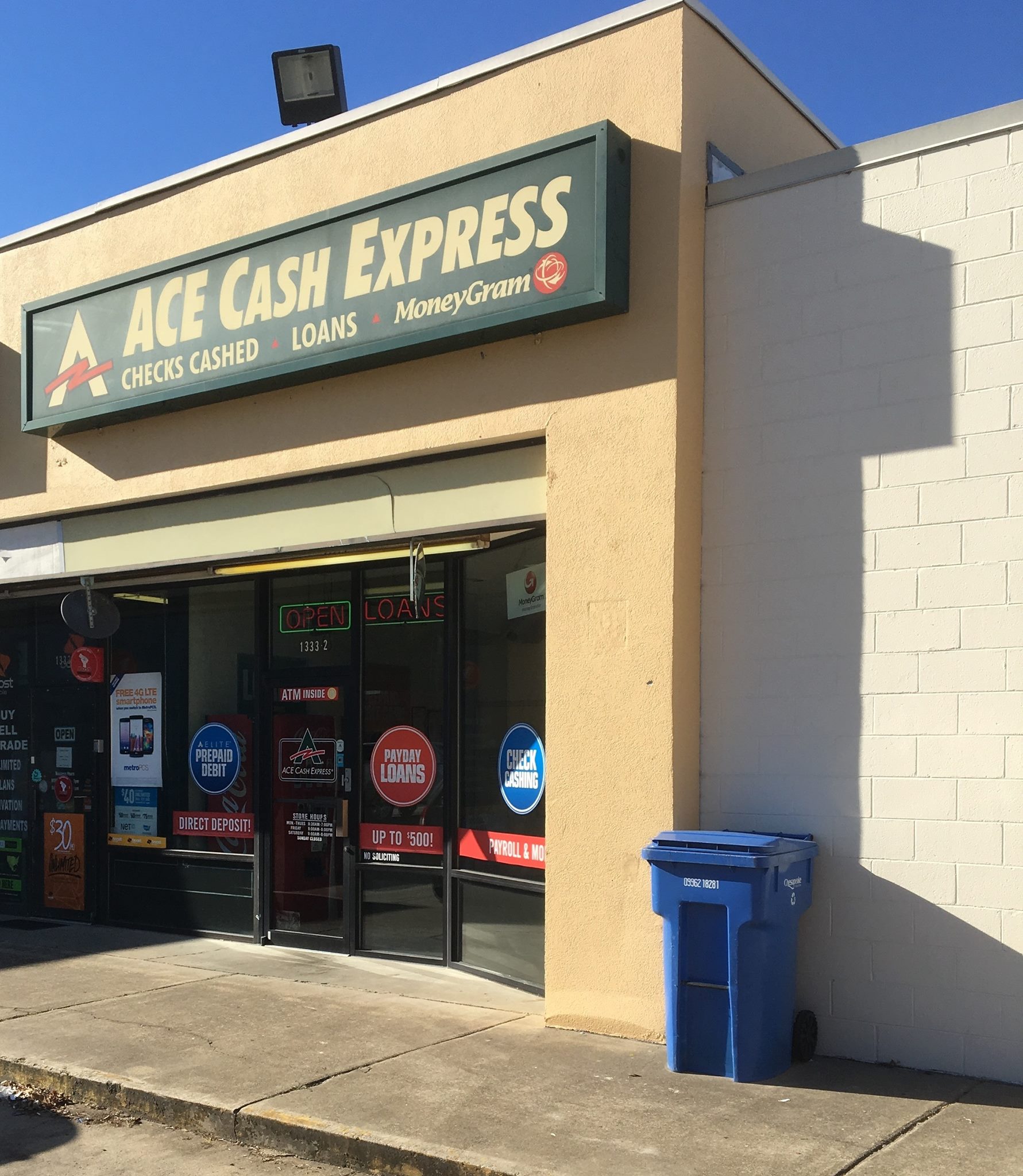 ACE Cash Express 1333 Poindexter St #2, Chesapeake