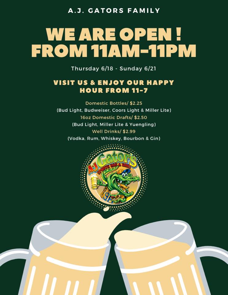 A J Gators 1245 Cedar Rd f, Chesapeake