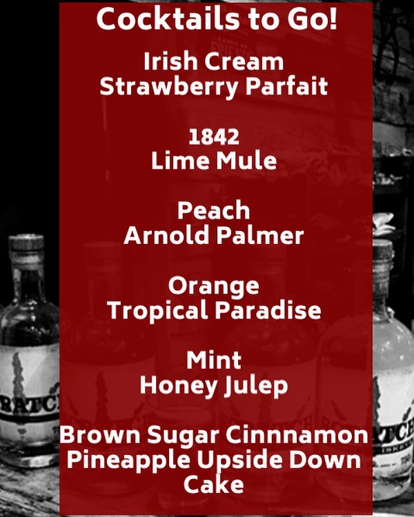 Springfield Distillery Menu