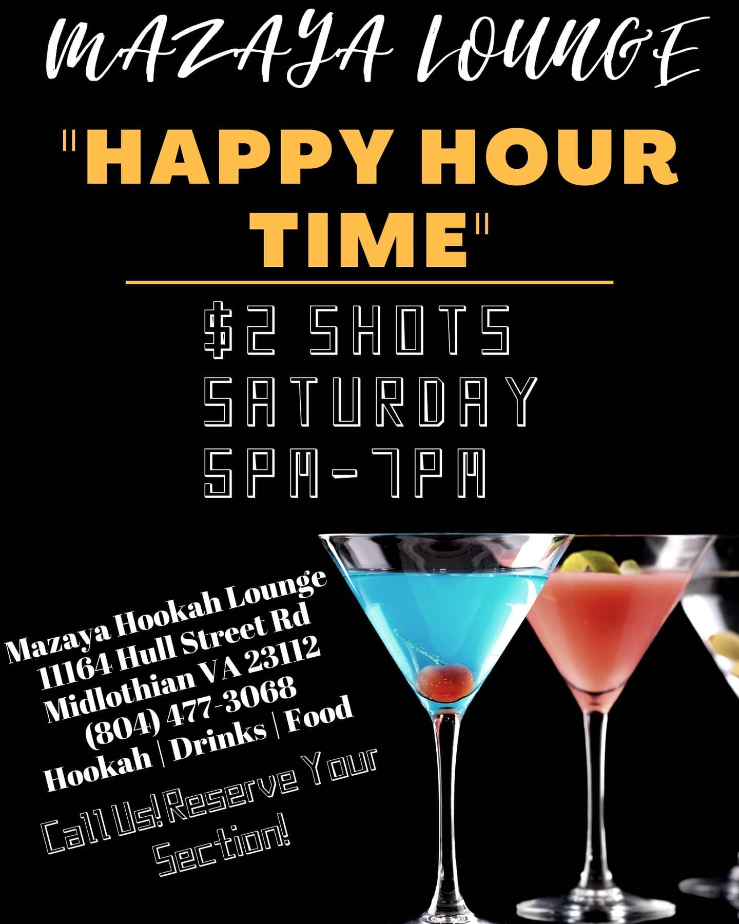 Mazaya Hookah Lounge 11164 Hull Street Rd, Midlothian