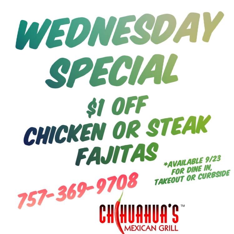 Chihuahua's Mexican Grill 309-B Oyster Point Rd, Newport News