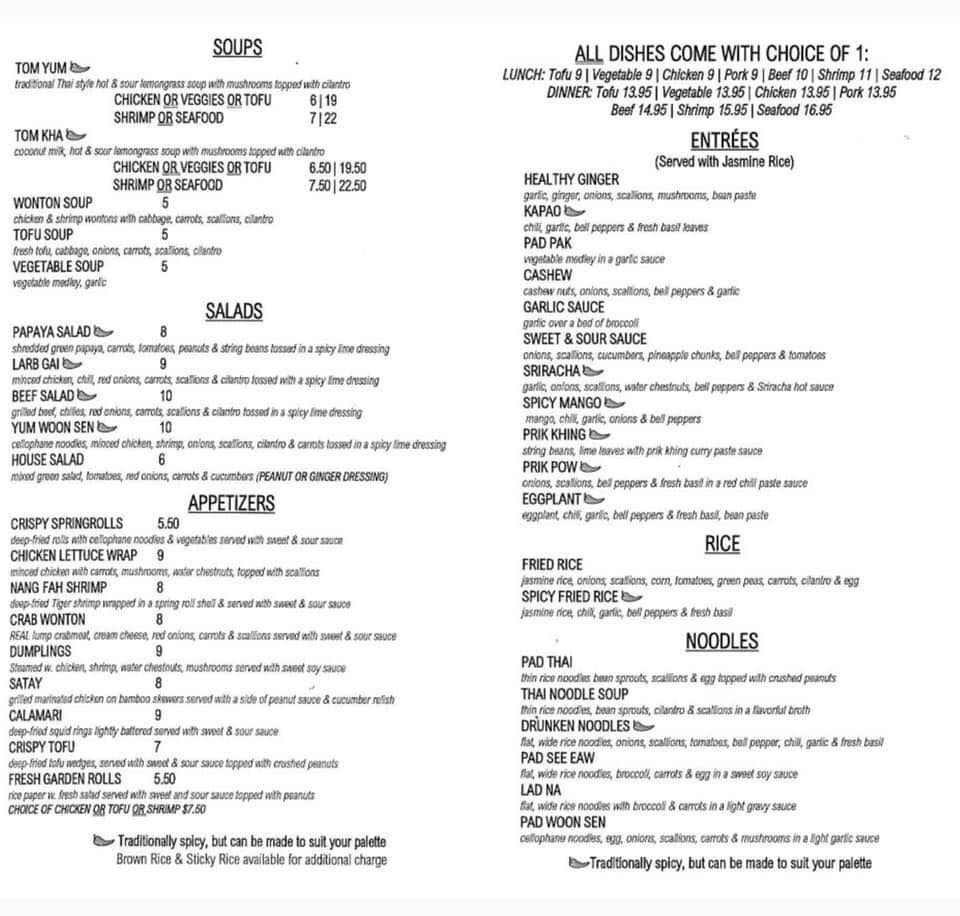 Tida Thai Cuisine 212 Arthur Way, Newport News