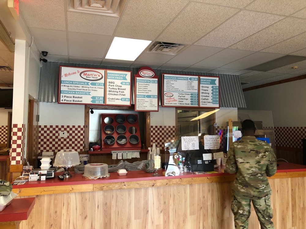 Martin's Soul Food 15435-J, Warwick Blvd, Newport News