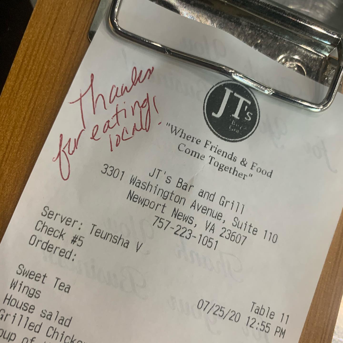 JT's Bar & Grill 3301 Washington Ave Ste 110, Newport News