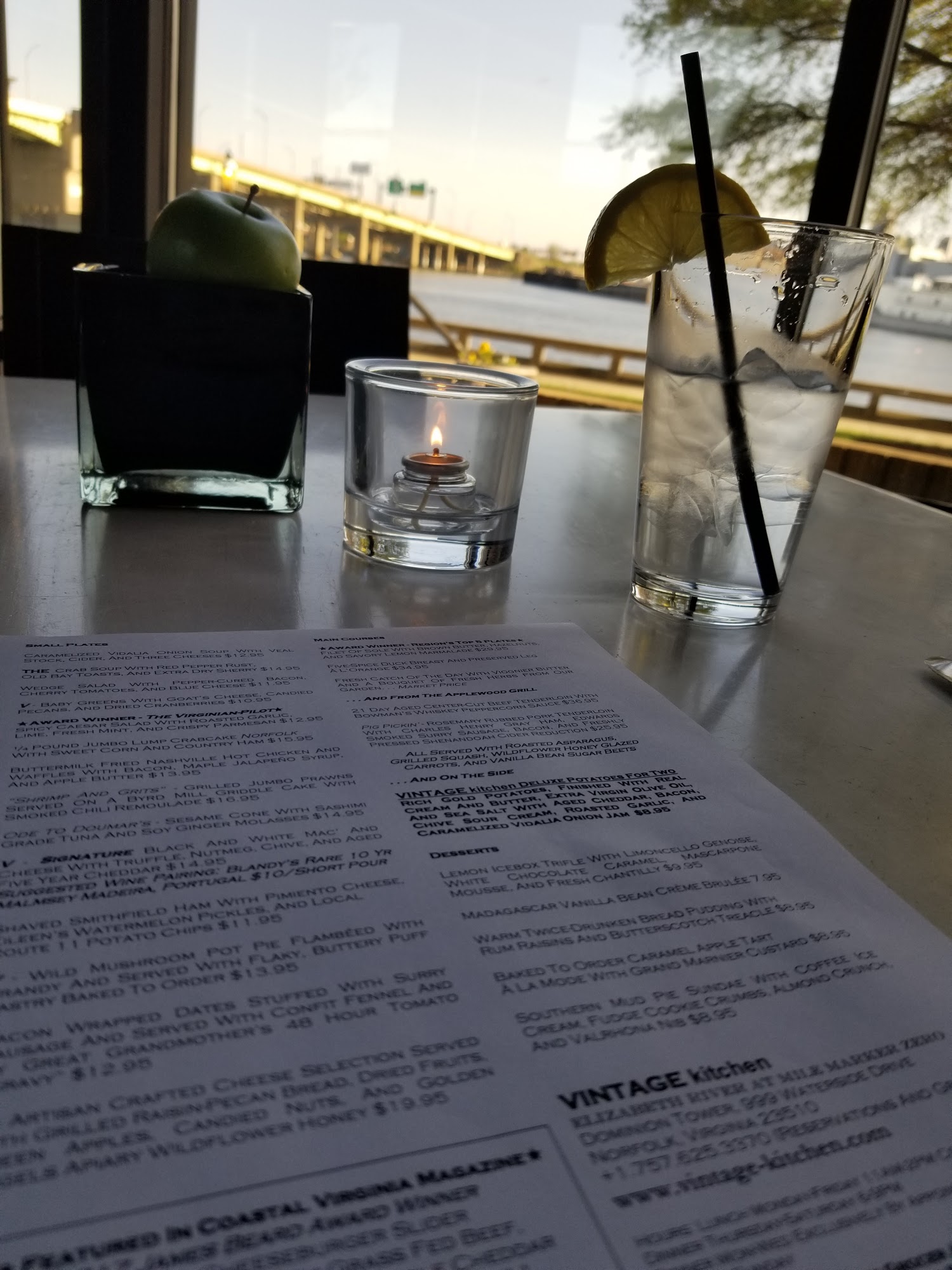 Vintage Kitchen Menu