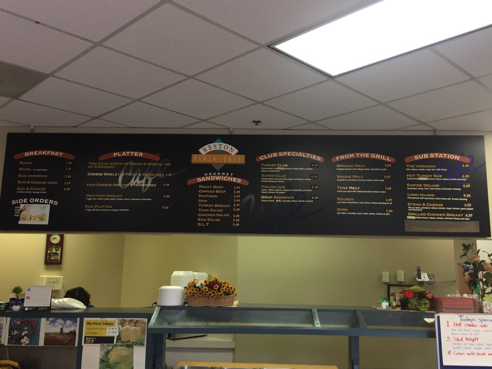 Reston Plaza Cafe 12030 Sunrise Valley Dr # 100, Reston