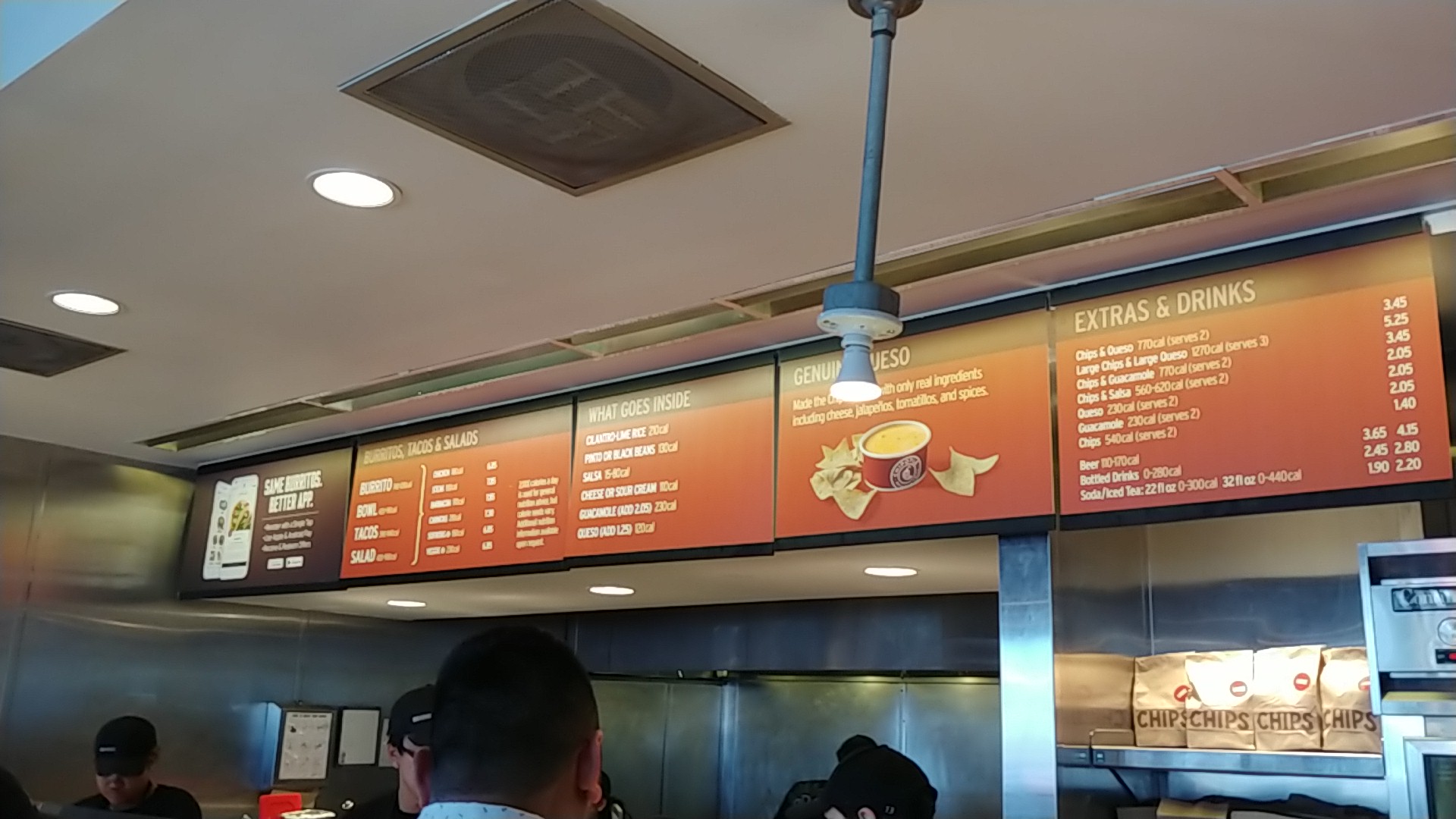 Chipotle Mexican Grill Menu