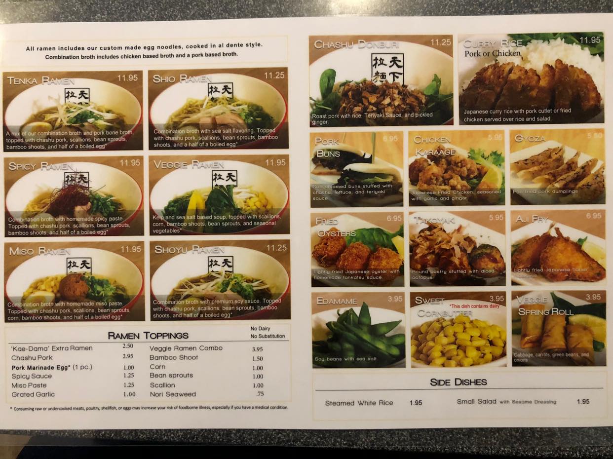 Tenka Ramen - Richmond VA 110 N 5th St, Richmond