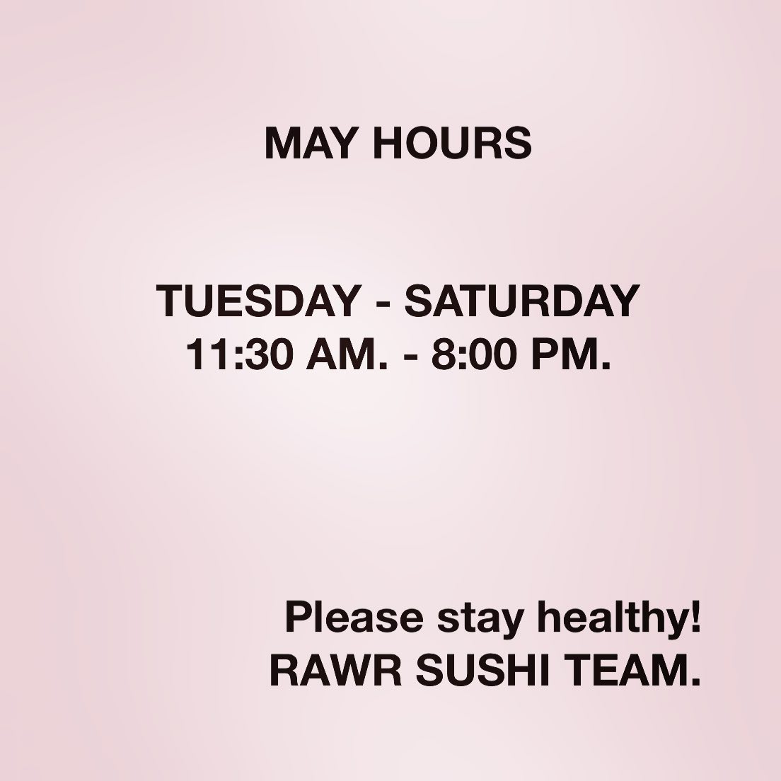 RAWR Sushi 6332 Springfield Blvd, Springfield