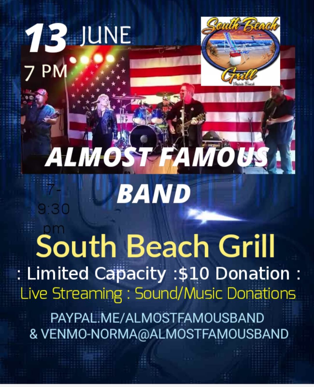 South Beach Grill 1091 Norfolk Ave #101, Virginia Beach
