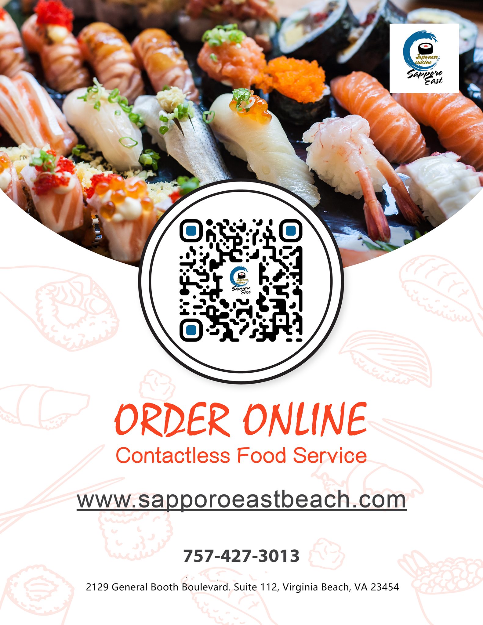 Sapporo East 2129 General Booth Blvd UNIT 112, Virginia Beach