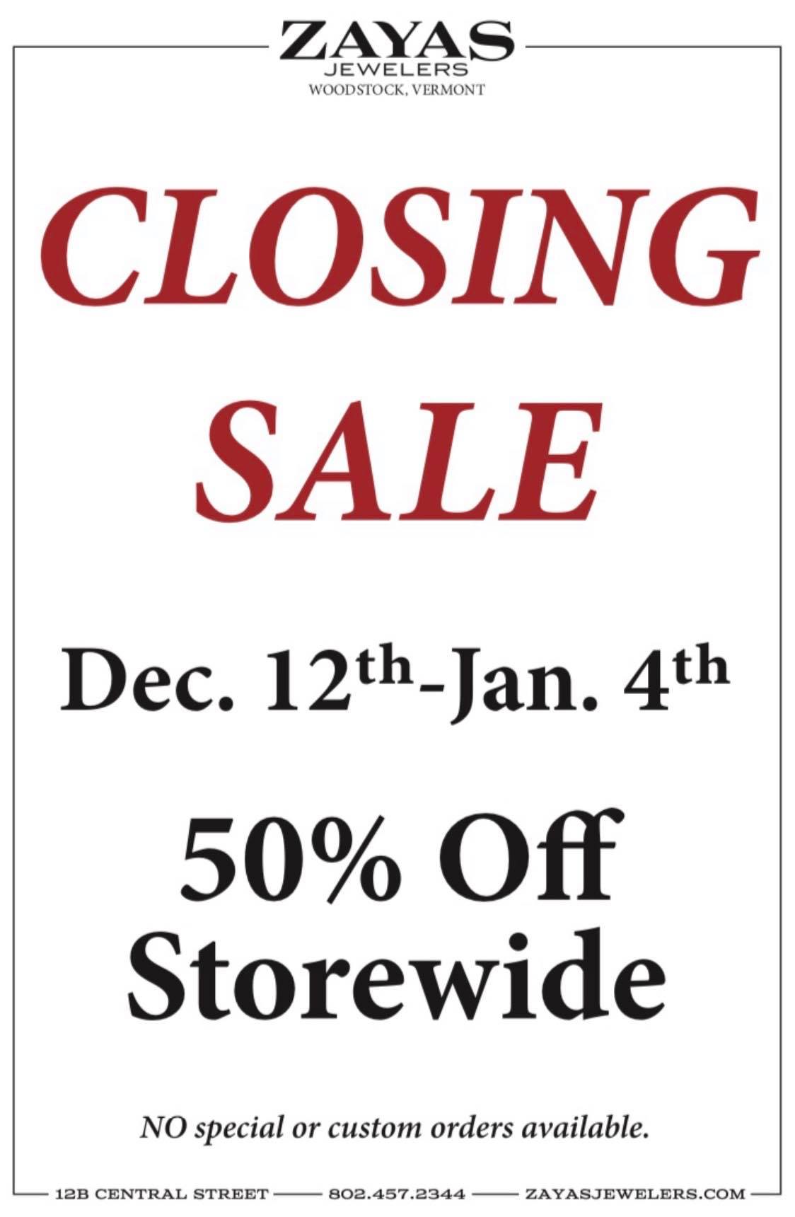 Zayas Jewelers 12 Central St, Woodstock