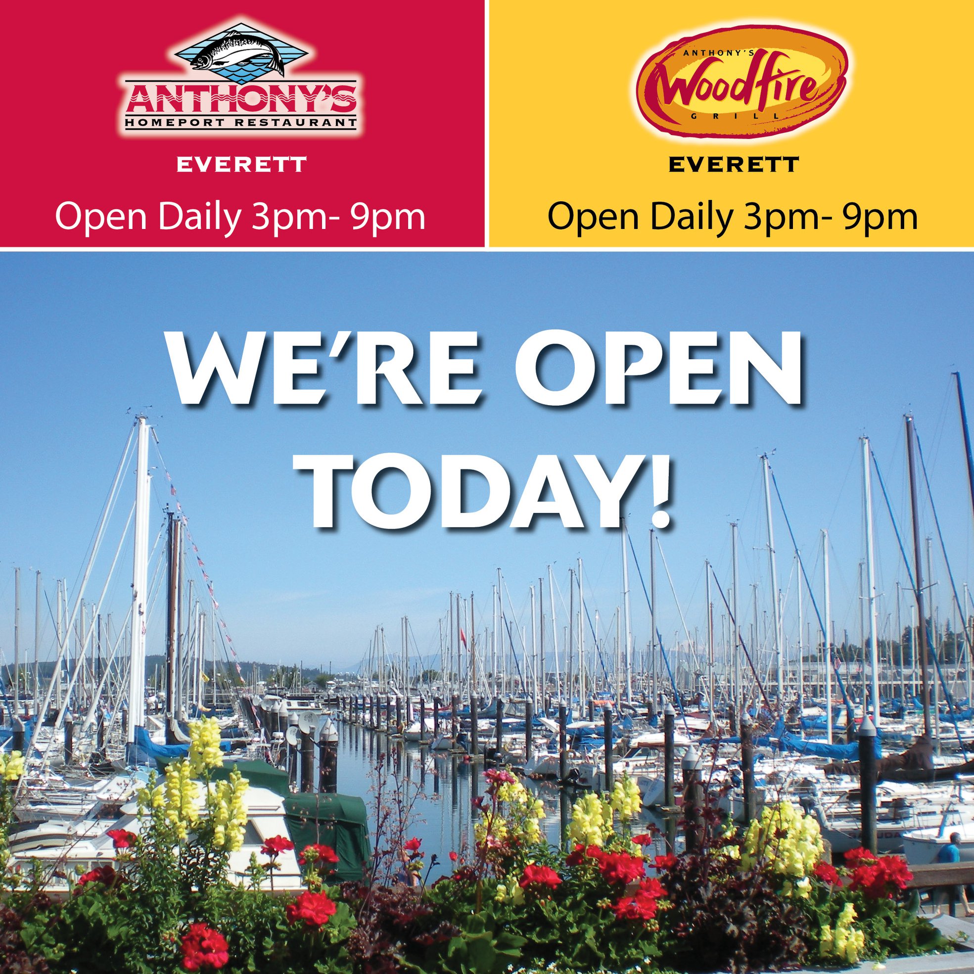 Anthony's HomePort Everett 1726 W Marine View Dr, Everett